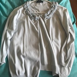 Blue cardigan